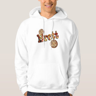 Brett, Namn, Logotyp gjord av en överste Pizza, Hoodie