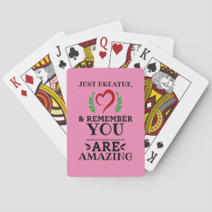 Brett om att du är Rosa inspirationfull Casinokort