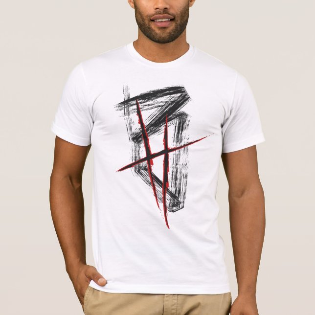 BrettHit | T-Shirt | [Black/Red/White] (Framsida)