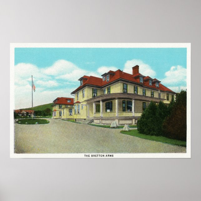 Bretton-Armens yttre vy Poster (Framsidan)