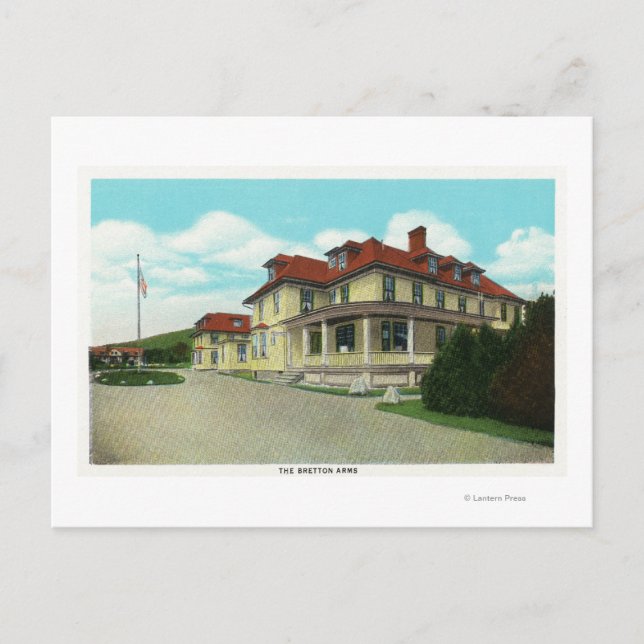 Bretton-Armens yttre vy Vykort (Framsida)