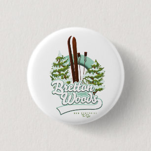 Bretton Skogen New Hampshire ski logotyp Knapp
