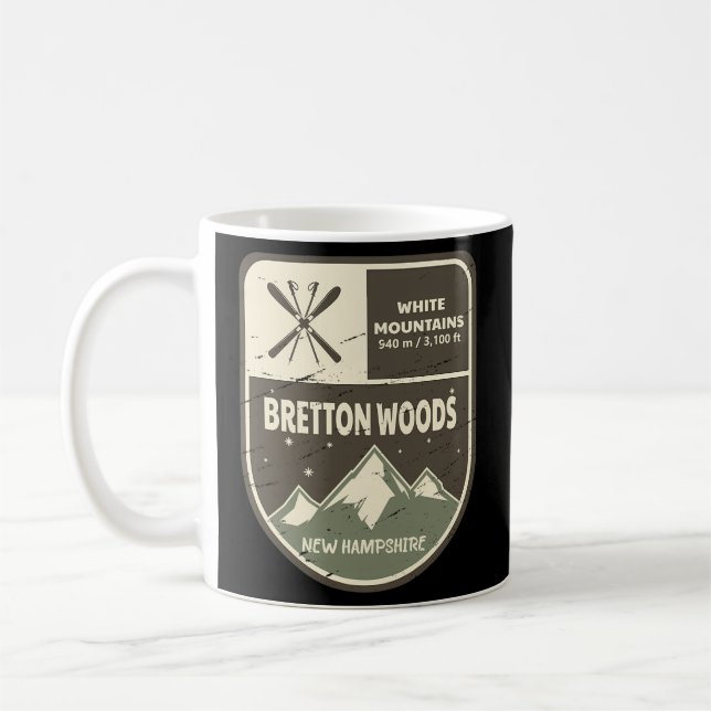 Bretton Skogen White Mountains New Hampshire Kaffemugg (Vänster)