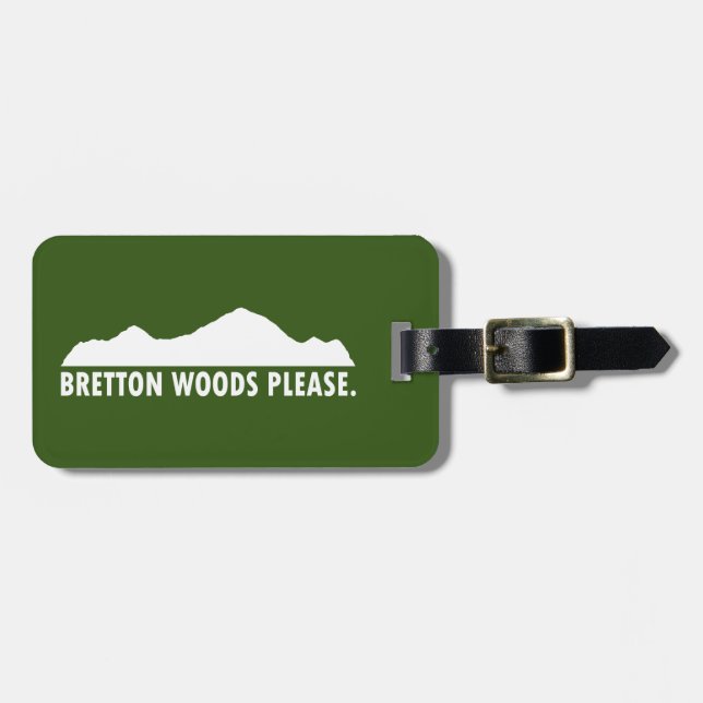 Bretton Woods tack Bagagebricka (Horisontell Framsida)