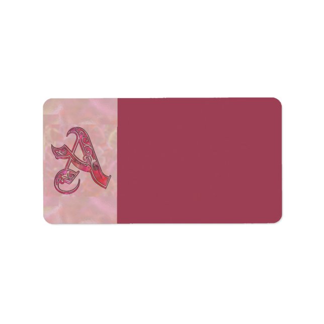 Brev A-adressetikett Adressetikett (Framsidan)