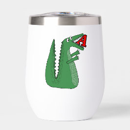 Brev A Alligator Baby Bodykostym. Alp för matsmält