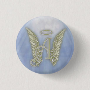 Brev A Angel Monogram Knapp