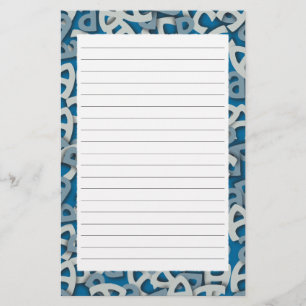 Brev A Blue Brevpapper