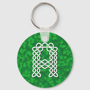 Brev A Celtic Knot Alphabet Nyckelring