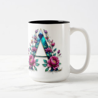 Brev A Coffee Mugg - Blommigt design för utlämnand