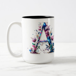 Brev A Coffee Mugg - Blommigt design för utlämnand