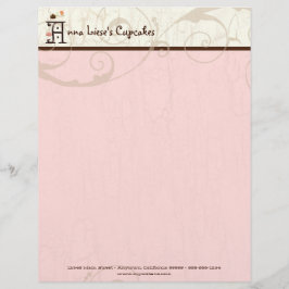 Brev A Cupkaka Business Letterhead Brevhuvud
