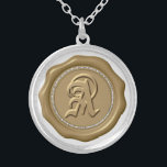 *~* Brev A Diamond GULD Vax sädesmonogram Silverpläterat Halsband<br><div class="desc">Energetiskt utökad brev"A" ser underbarare ut i denna GULD VAX-SEAL-SILVER-PLATSERAD NECKLACE. SPARKLING VAX SÄLAR/FRIMÄRKE STICKER - Underbarare för ett speciellare kuvert, party-evenemang firande är till fördel för och mycket mer. Utformningen är ELEGANT, KLASSIC och RIK. Faux DIAMONDS ge är en underbar GNISTRA... Som de borde. De här loven kan användas...</div>