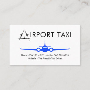 Brev-A Flygplats Taxi Service Visitkort