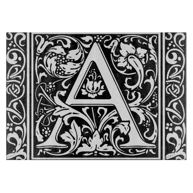 Brev A Medieval Monogram Art nouveau (Framsidan)