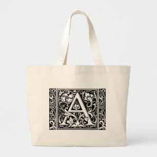 Brev A Medieval Monogram Art nouveau Jumbo Tygkasse