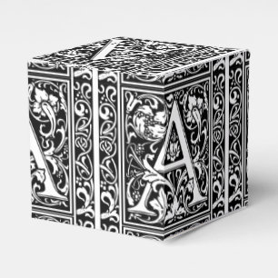 Brev A Medieval Monogram Art nouveau Presentaskar