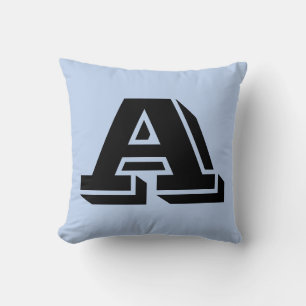 BREV A MONOGRAM PILLOW KUDDE