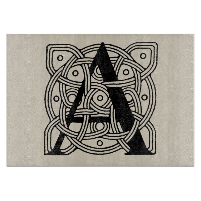 Brev A Vintage Celtic Knot Monogram (Framsidan)