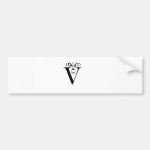 Brev Ansikte Bumper Sticker Bildekal