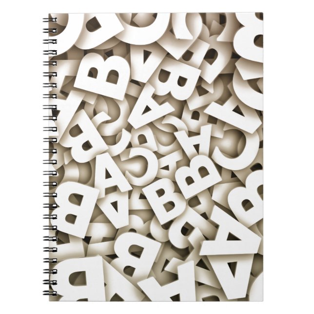 brev anteckningsbok med spiral (Framsidan)