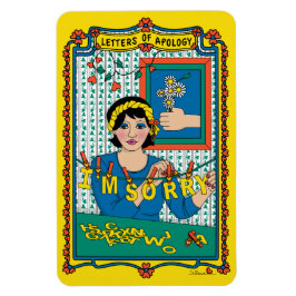 Brev av Apology_B_4x6-kylmagnet Magnet