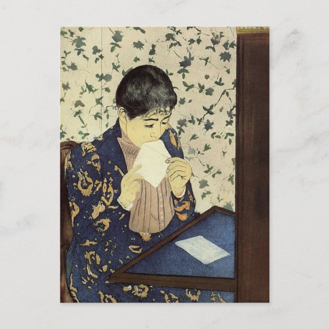 Brev av Mary Cassatt vykort (Framsida)