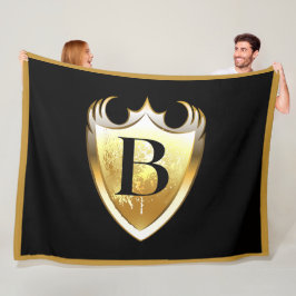 Brev B Capital Alphabet Fleecefilt