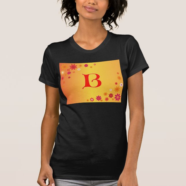 Brev B Shirt Tee Shirt (Framsida)