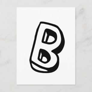 Brev B Vykort