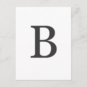 "brev B" Vykort