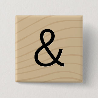 Brev belägger med tegel leken knäppas: Et-tecken Knapp