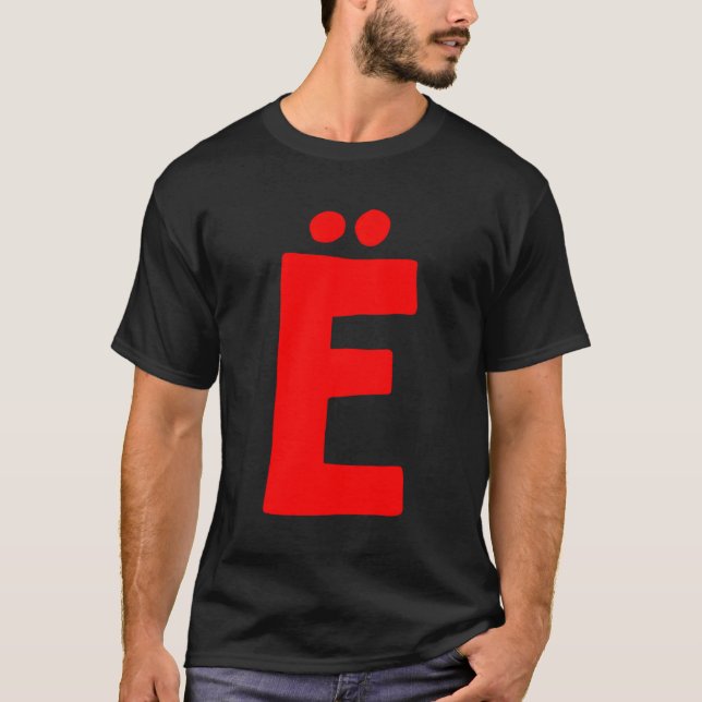 Brev ‹ Big och Bold Red T Shirt (Framsida)