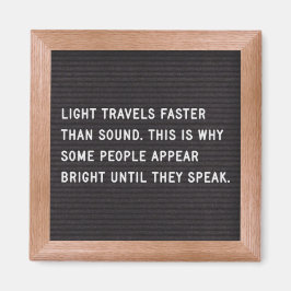 Brev Board Quote Fridge Magnet