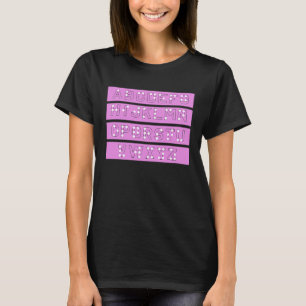 Brev Braille Dots Kärlek Braille Braille Braille B T Shirt