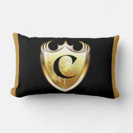 Brev C Capital Alphabet Lumbarkudde