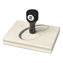 Brev C-kalligrafgummi frimärke.