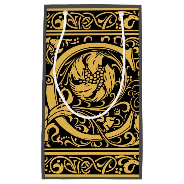 Brev C medeltida monogram Art Nouveau (Framsidan)