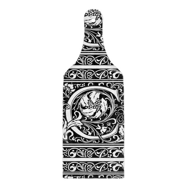 Brev C Medieval Monogram Art nouveau (Framsidan)