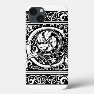 Brev C Medieval Monogram Art nouveau