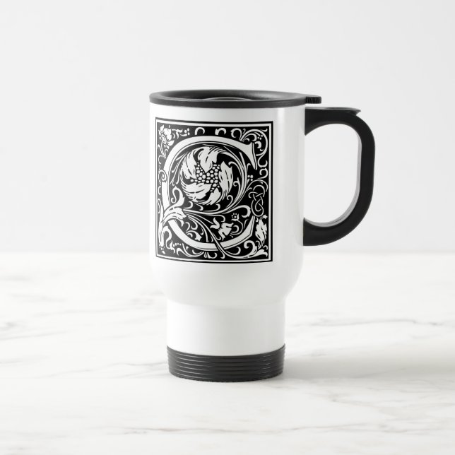 Brev C Medieval Monogram Art nouveau Resemugg (Höger)