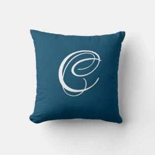 Brev C Monogram Initial Anpassningsbar Kudde