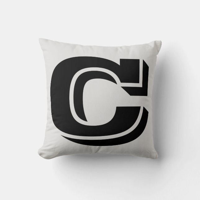 BREV C MONOGRAM PILLOW KUDDE (Framsida)