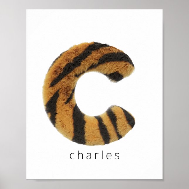 Brev C-tiger päls Poster (Framsidan)