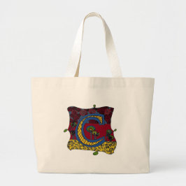 Brev C Tote Jumbo Tygkasse