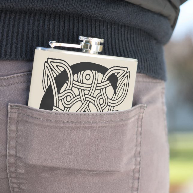 Brev C Vintage Celtic Knot Monogram Fickplunta (In Situ)