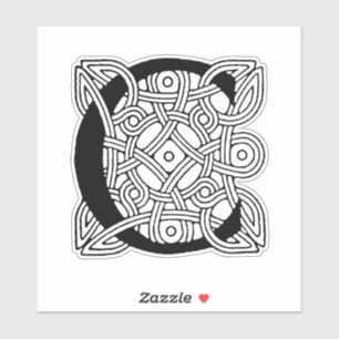 Brev C Vintage Celtic Knot Monogram Klistermärken
