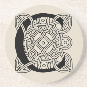 Brev C Vintage Celtic Knot Monogram Underlägg