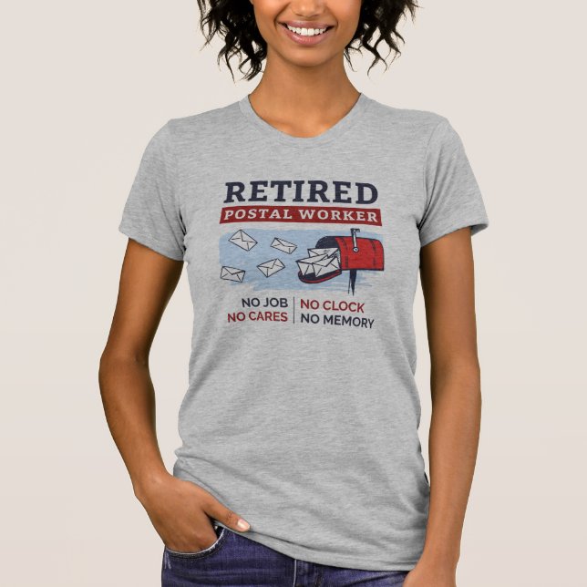 Brev Carrier Pension T Shirt (Framsida)