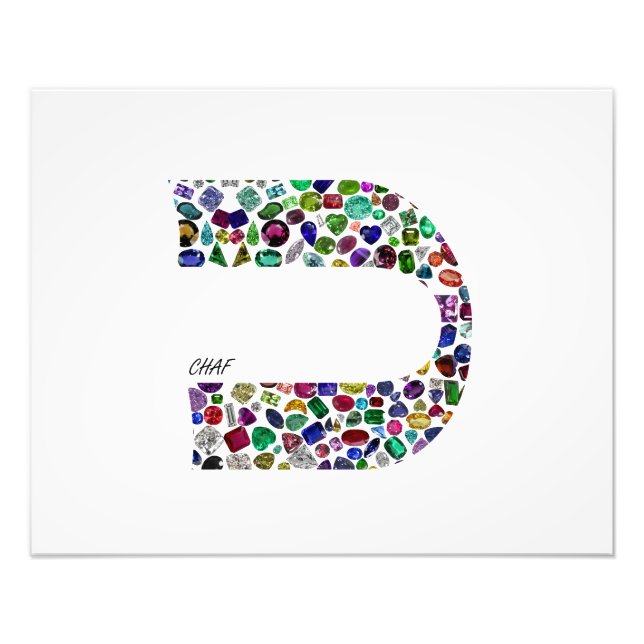 Brev "CHAF" Fototryck (Framsidan)